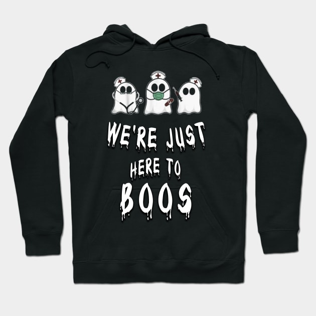 we're just here to boos, halloween day Hoodie by fanidi